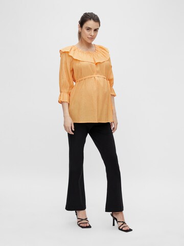 MAMALICIOUS Bluse 'Nora' in Orange