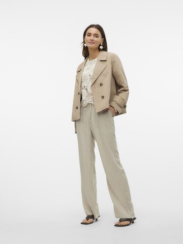 VERO MODA Overgangsfrakke i beige