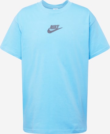 Nike Sportswear - Camisa em azul: frente