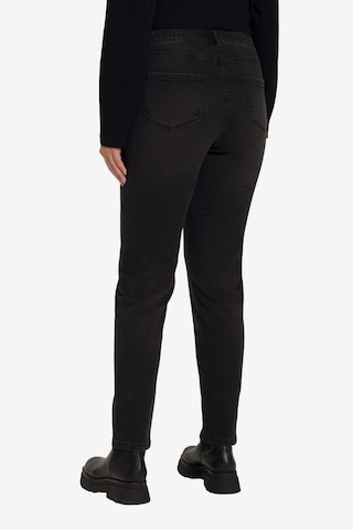 Ulla Popken Regular Jeans in Schwarz