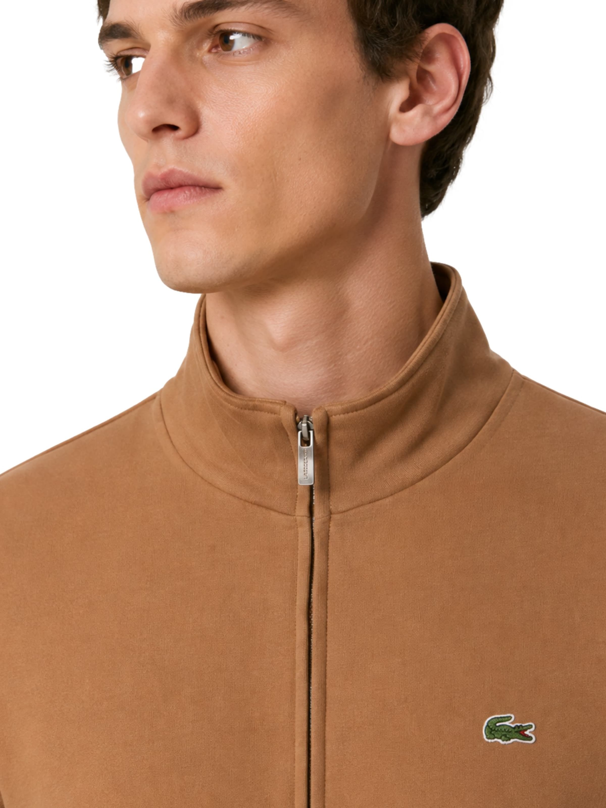 Giacca di felpa di LACOSTE in marrone