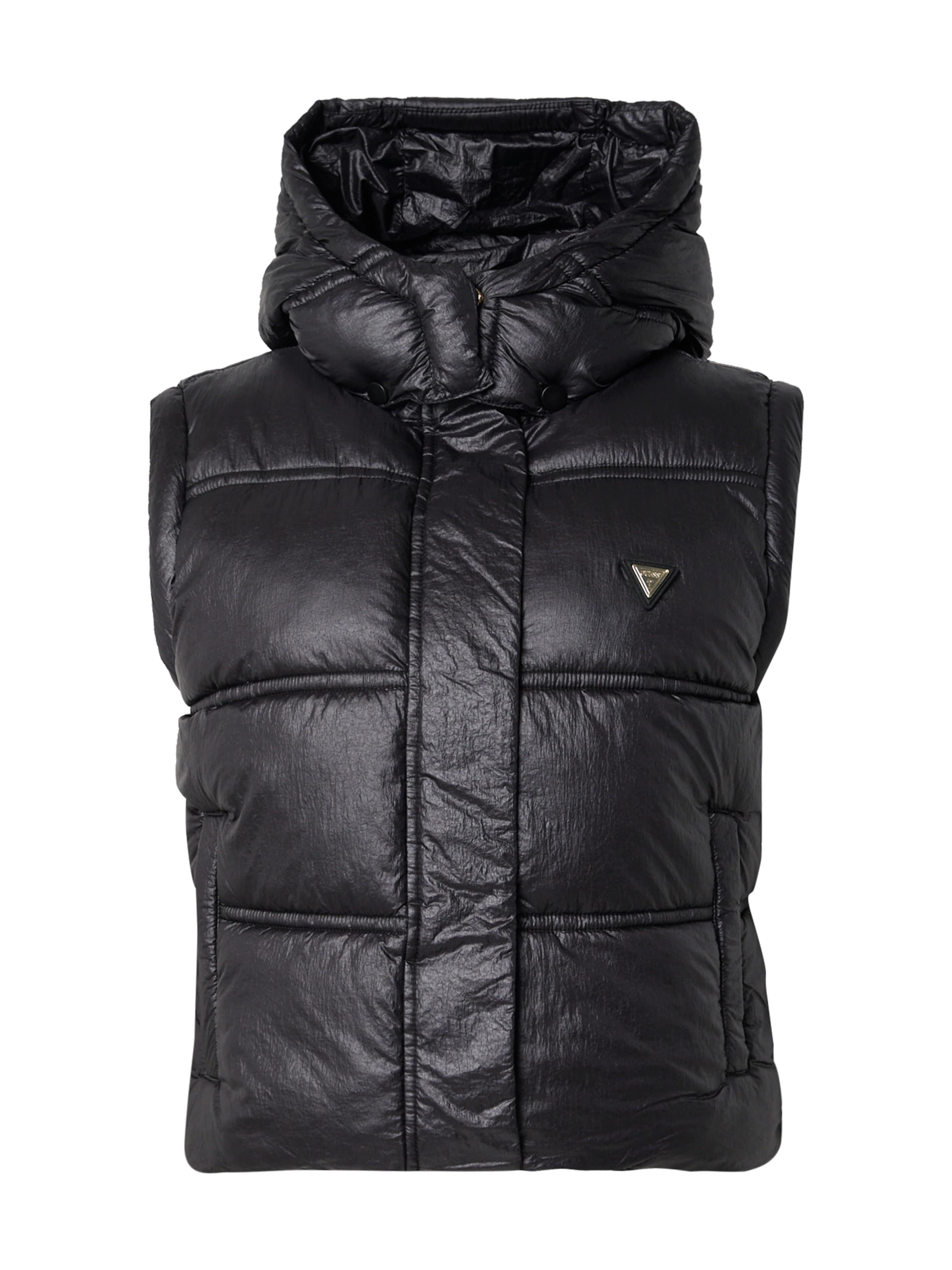 GUESS Weste 'ERNESTINE' in Schwarz: Vorderseite