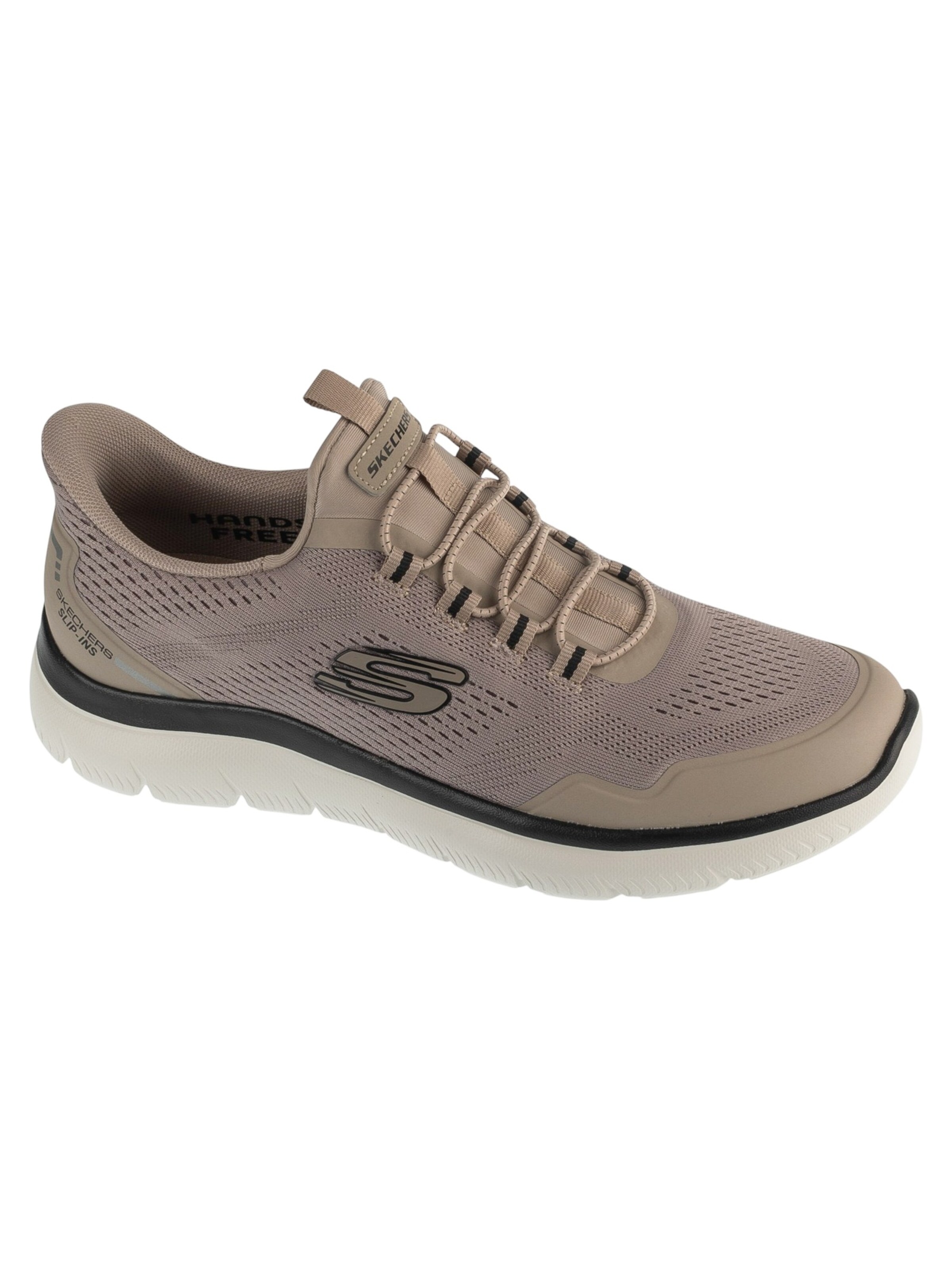 SKECHERS Sneakers laag 'Skechers Slip-Ins: Summits - Top Rate' in Beige: voorkant