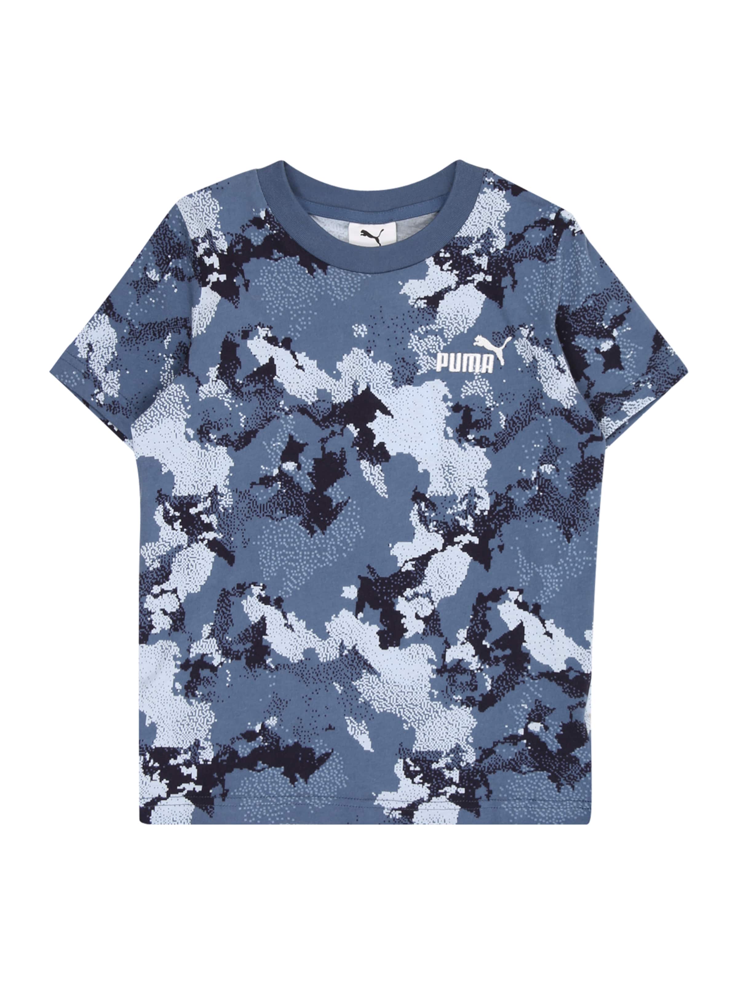 PUMA Paita 'Essentials' värissä sininen: etupuoli