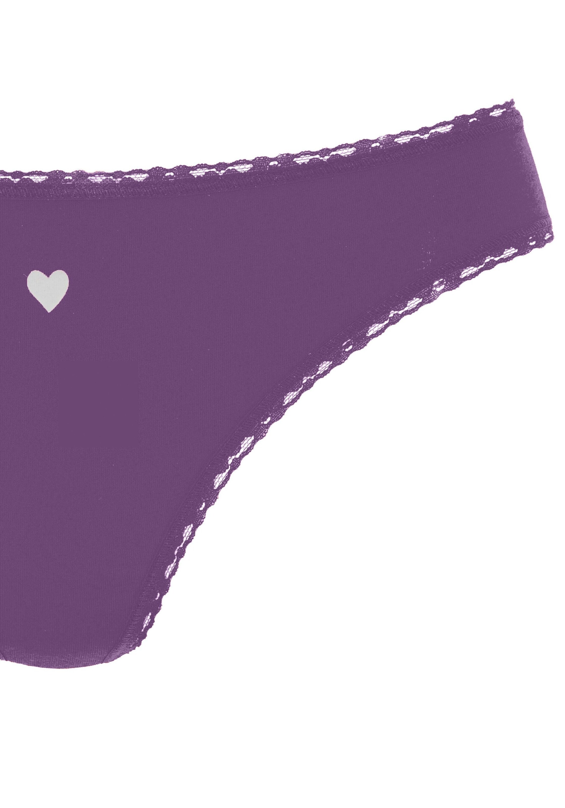 LASCANA Tanga – fialová
