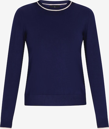 DreiMaster Klassik Sweter w kolorze niebieski: przód