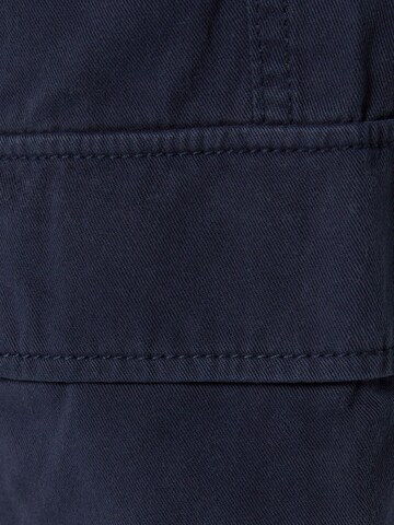 BershkaWide Leg/ Široke nogavice Cargo hlače - plava boja