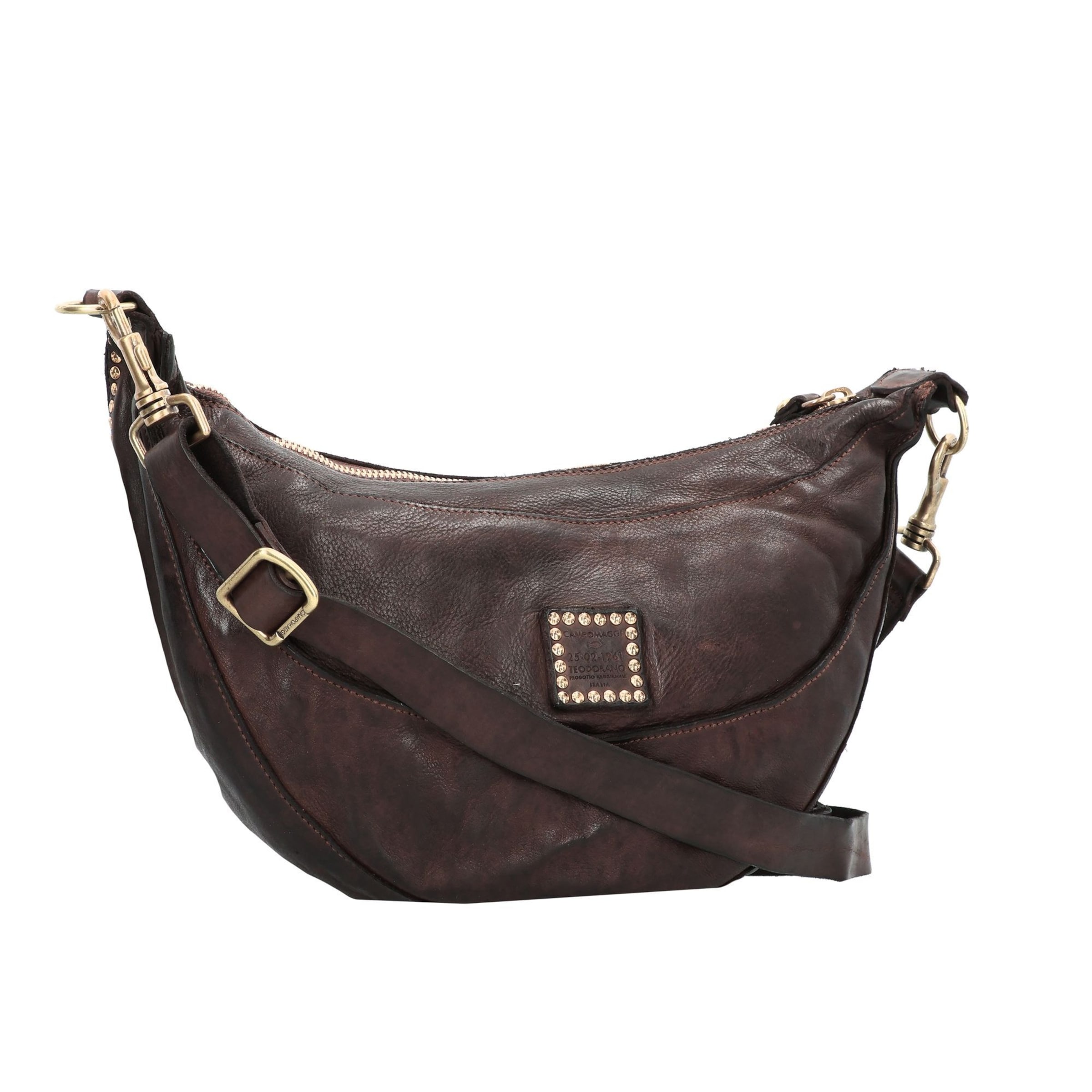 Sac à bandoulière 'Kura' Campomaggi en marron