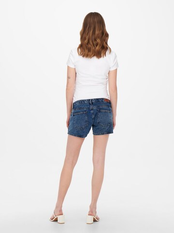 Only Maternity Regular Shorts 'Jagger' in Blau