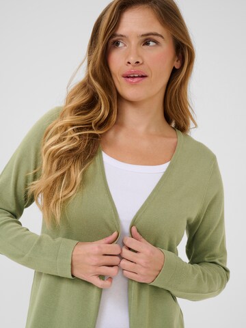 Kaffe Knit Cardigan 'KAfenia' in Green