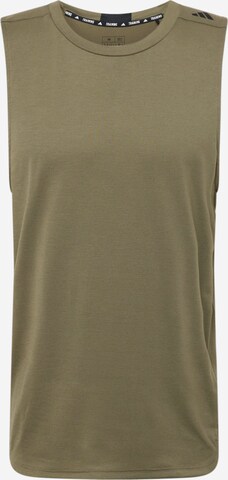 ADIDAS PERFORMANCE Performance shirt 'Designed For Training Workout' in Green: front