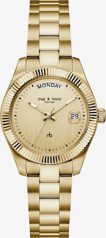 Montre à affichage analogique ' Lex Day ' rag & bone en or : devant