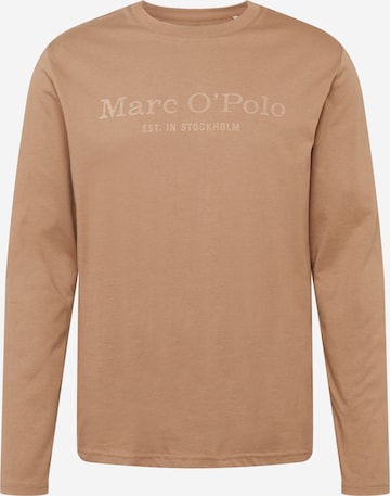 Marc O'Polo قميص بلون بني: الأمام