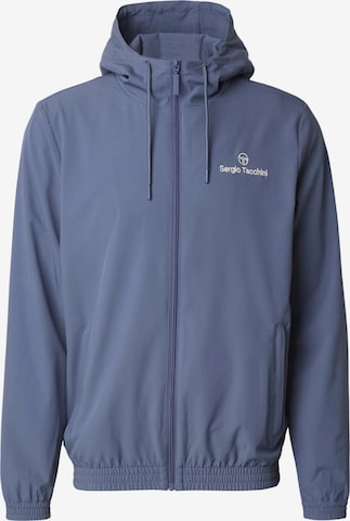 Sergio Tacchini Trainingsjack 'Carson' in Blauw: voorkant