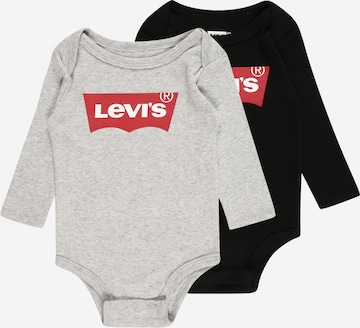 Levi's Kids Rompertje/body in Grijs: voorkant