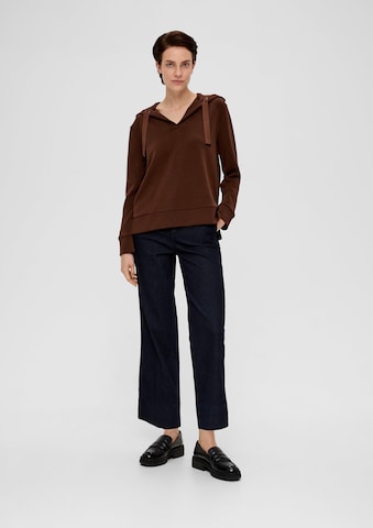 s.Oliver BLACK LABEL Sweatshirt in Bruin
