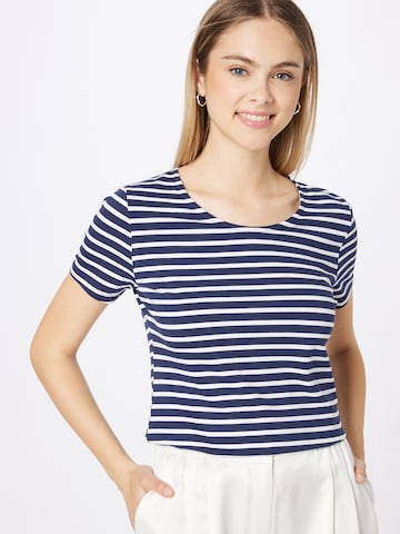 Karen Millen - Camisa em azul: frente