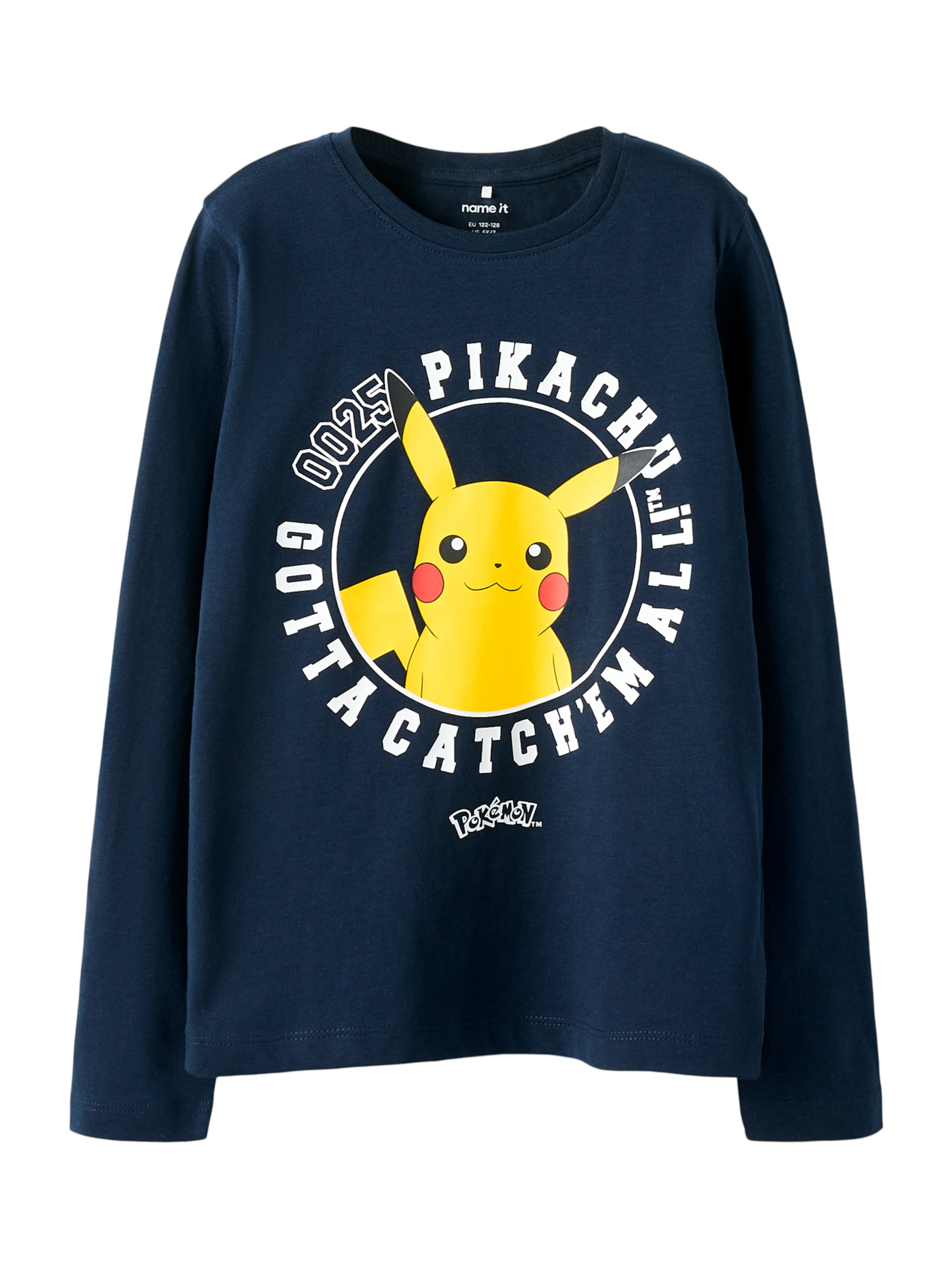 NAME IT Shirt 'NKMVOSRIC POKEMON' in Blau: Vorderseite