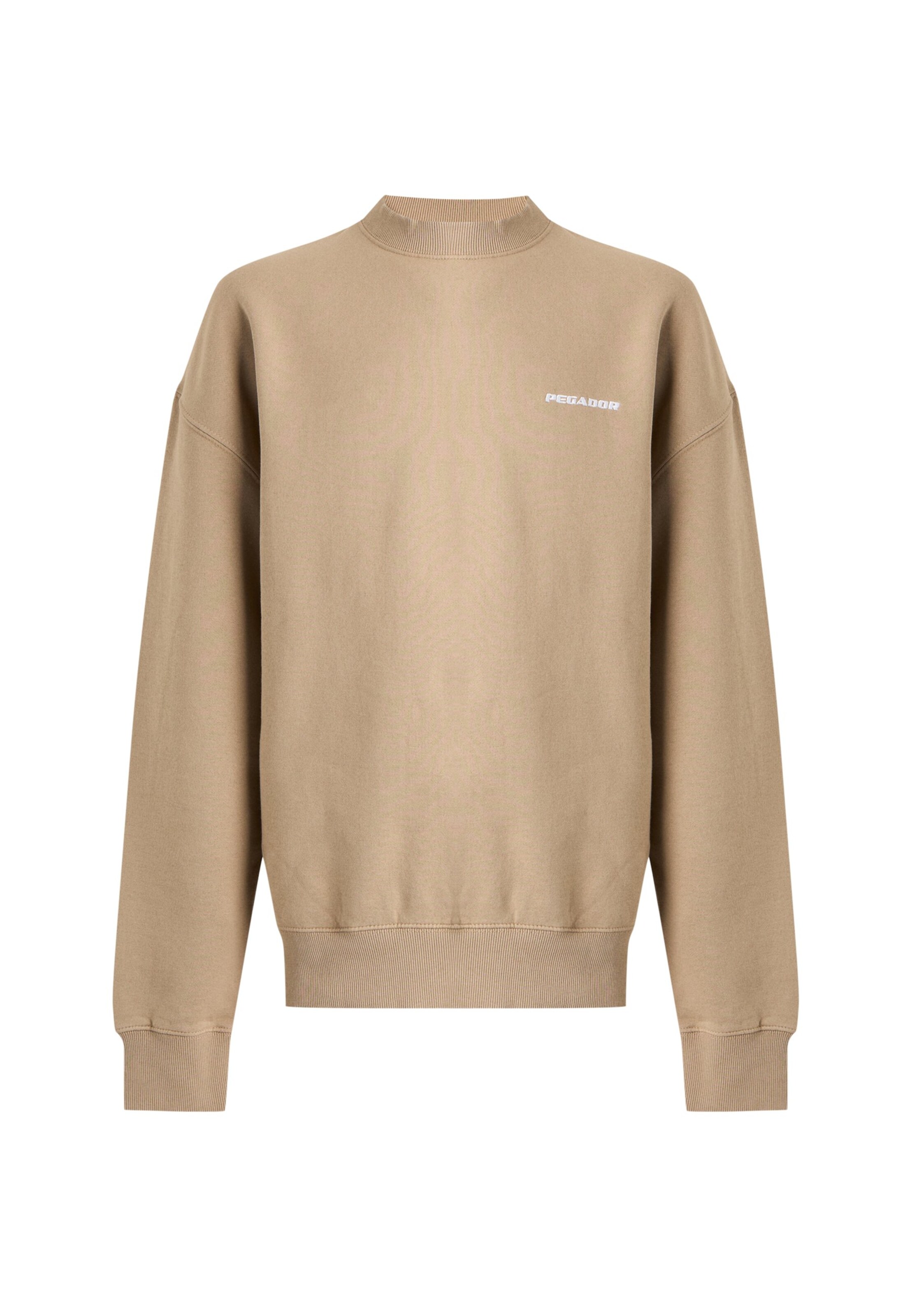 Sweat-shirt Pegador en beige : devant
