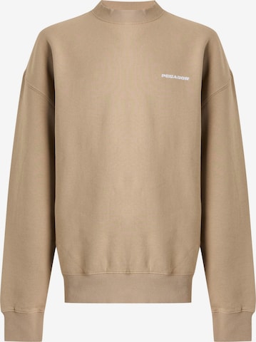 Sweat-shirt Pegador en beige : devant