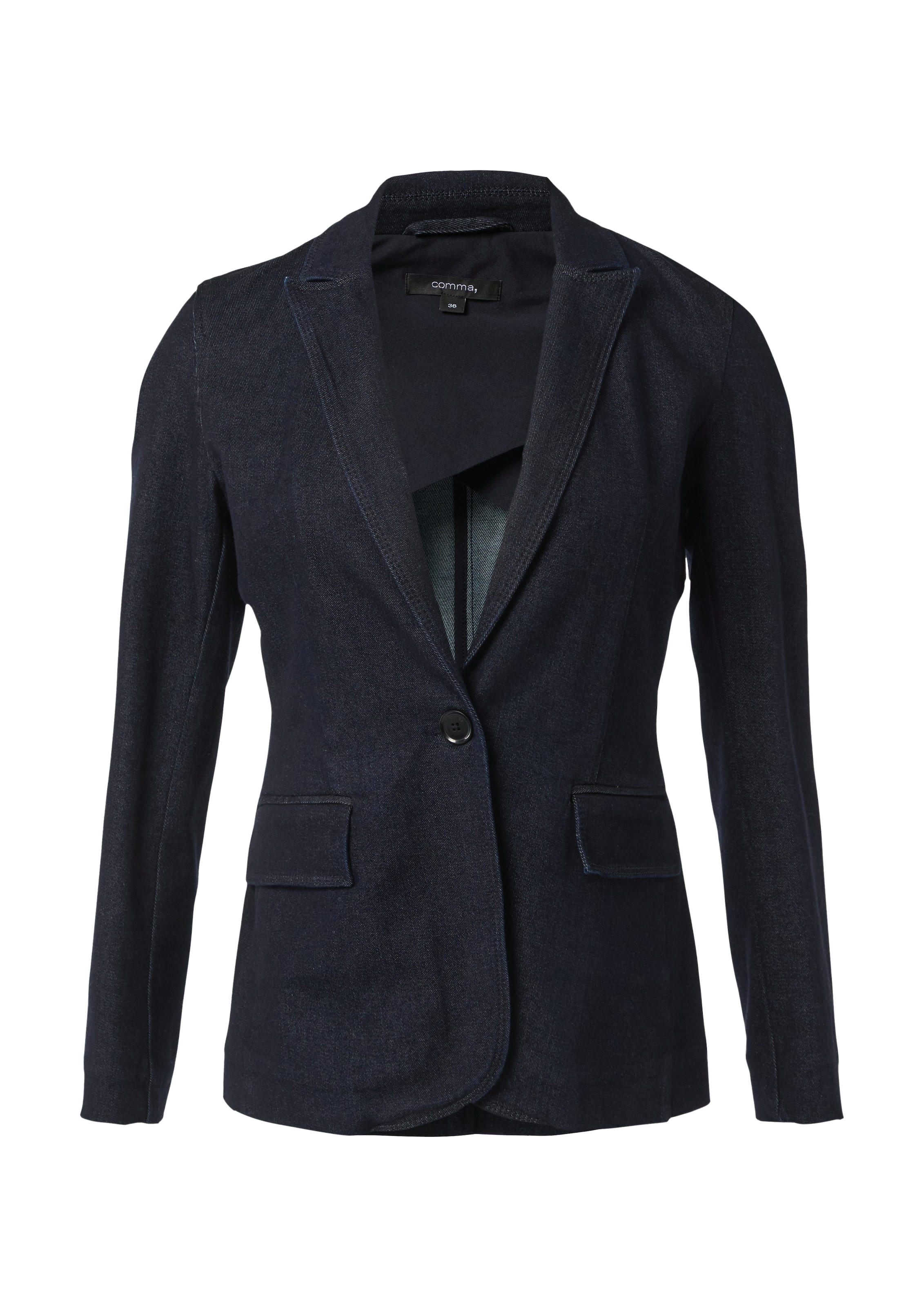 COMMA Blejzr – modrá: přední strana