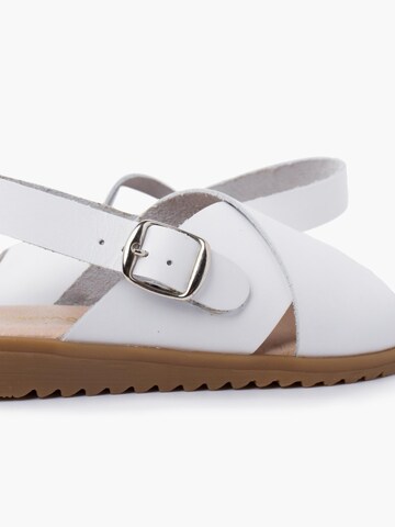 Sandales Pisamonas en blanc