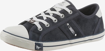 Sneaker bassa di MUSTANG in blu: frontale