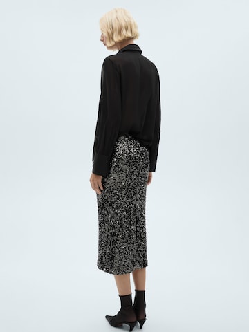 MANGO Blouse 'DOYLE' in Zwart
