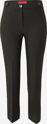 MAX&Co. - regular Pantalón de pinzas 'ORTENSIA' en negro: frente
