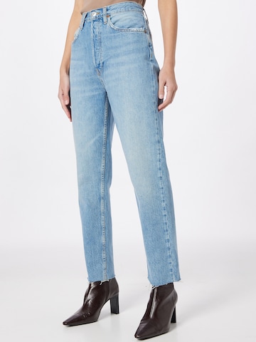 RE/DONE Regular Jeans in Blue: front