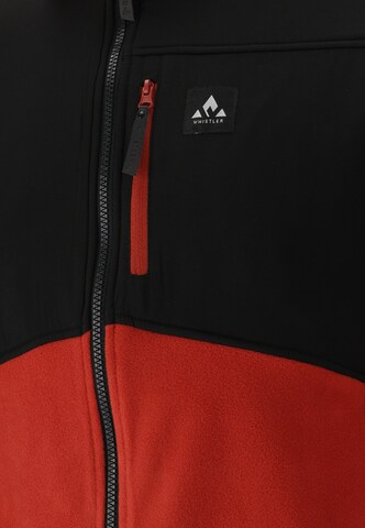 Whistler Athletic Fleece Jacket 'Evo' in Red