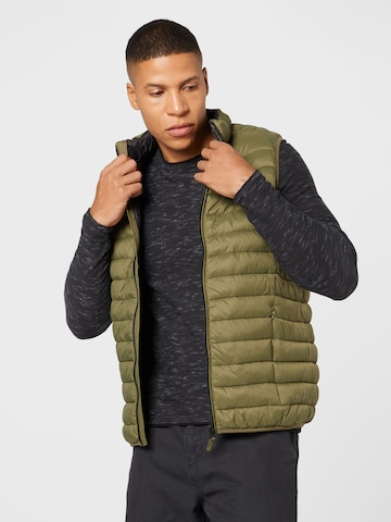 BLEND Vest 'Romsey' in Green: front