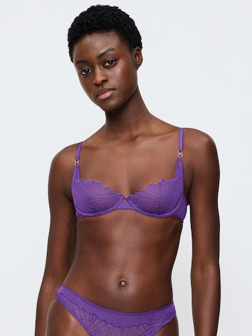 TRIUMPH - Balconette Soutien ' That Night In Vegas ' em roxo: frente
