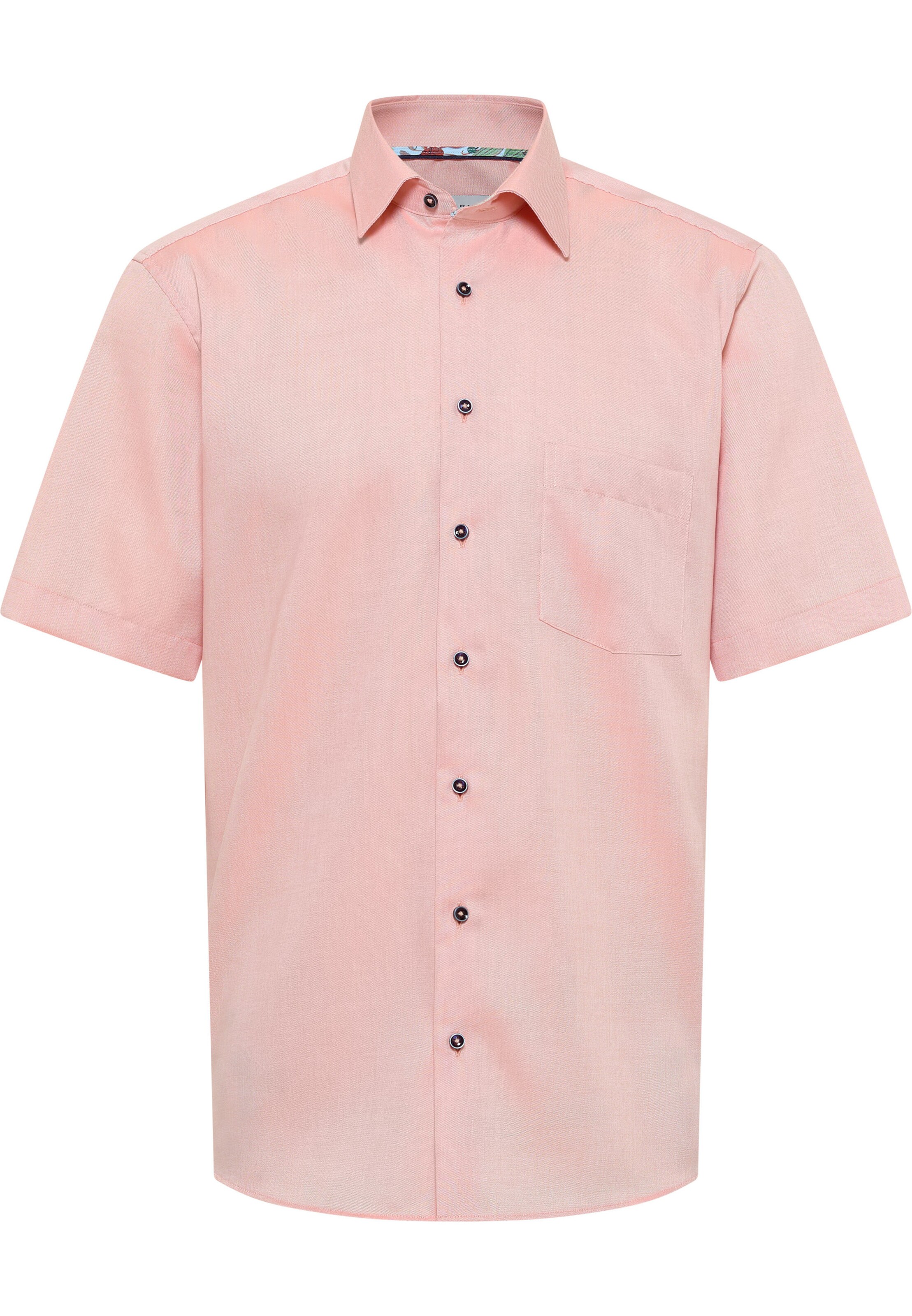 ETERNA Regular fit Overhemd in Oranje: voorkant