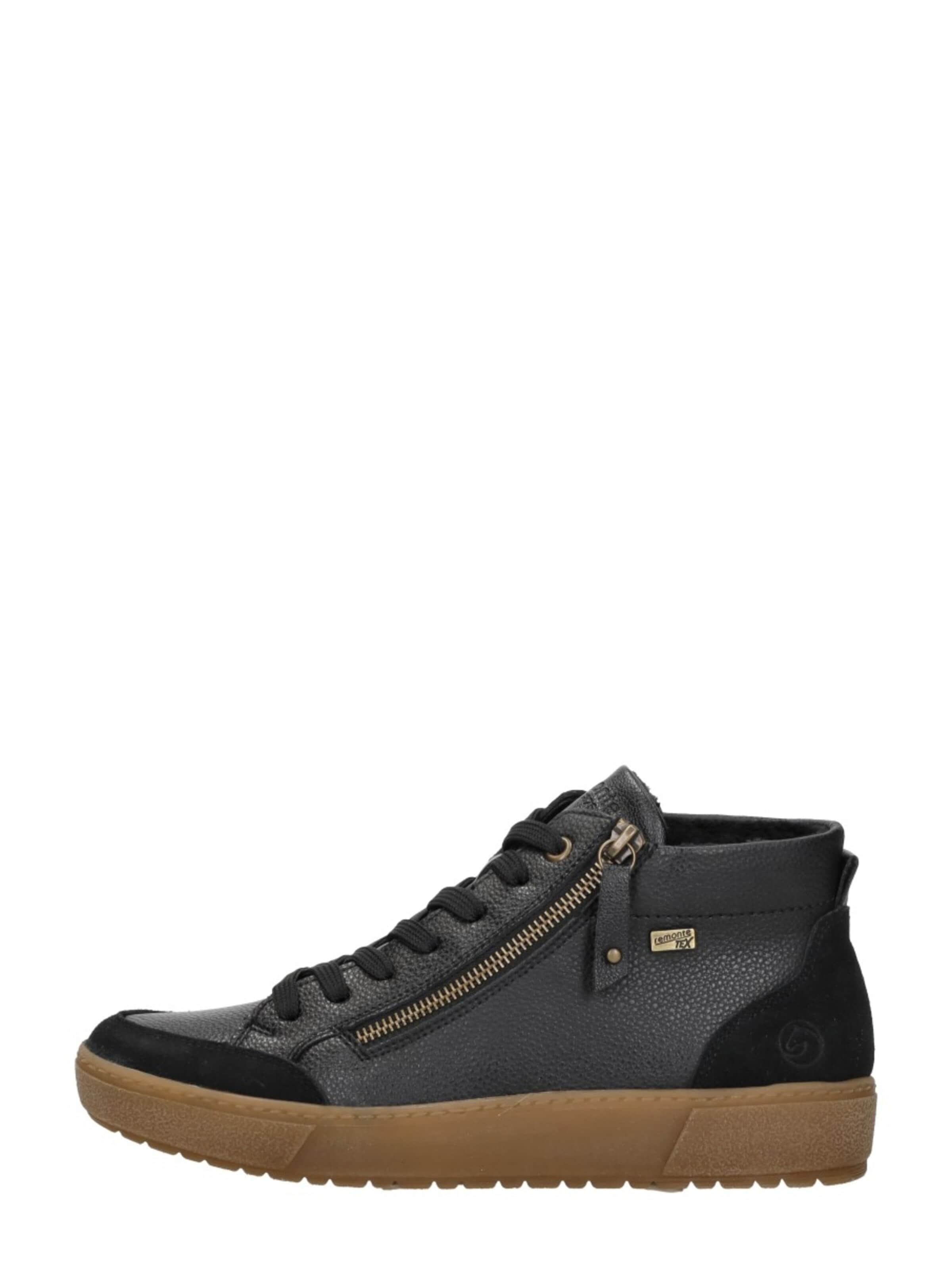 Chaussure à lacets 'Veterschoenen Hoog' REMONTE en noir : devant