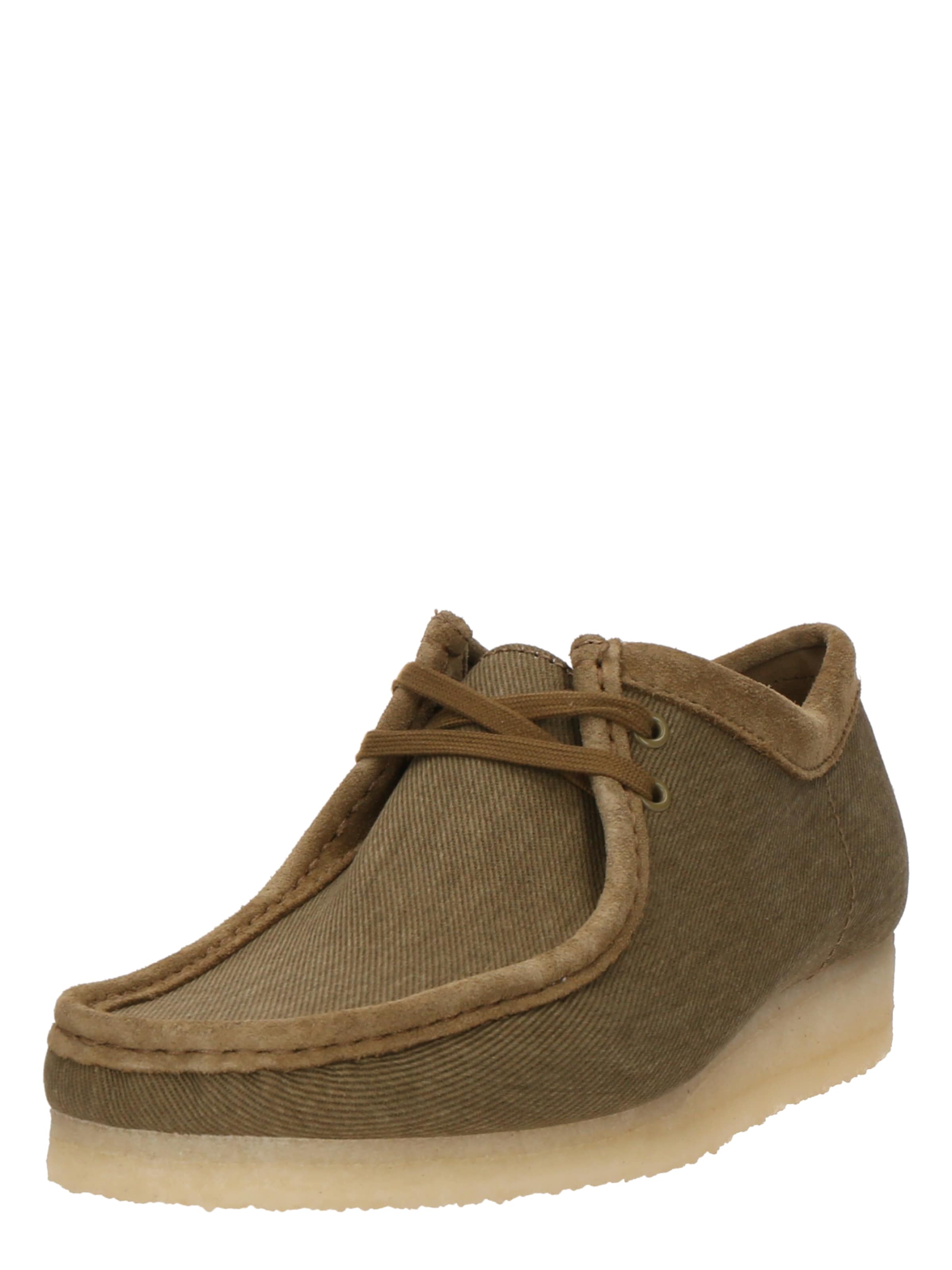 Clarks Originals Mokassin 'Wallabee' in Grün: Vorderseite