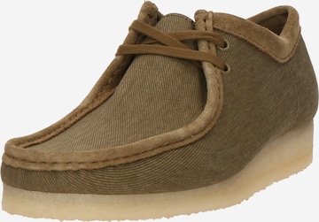 Clarks Originals Mokkasiinit 'Wallabee' värissä vihreä: etupuoli
