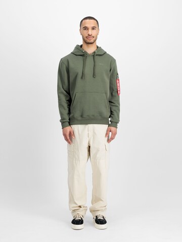 Felpa 'Air Force' di ALPHA INDUSTRIES in verde