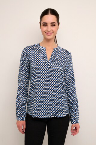 Kaffe Blouse 'Tilly' in Blauw: voorkant