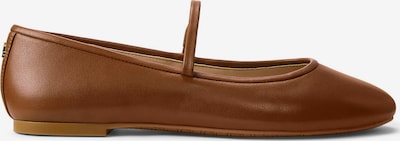 Lauren Ralph Lauren Nauhaballerina 'JAYNA' värissä vaaleanruskea, Tuotenäkymä