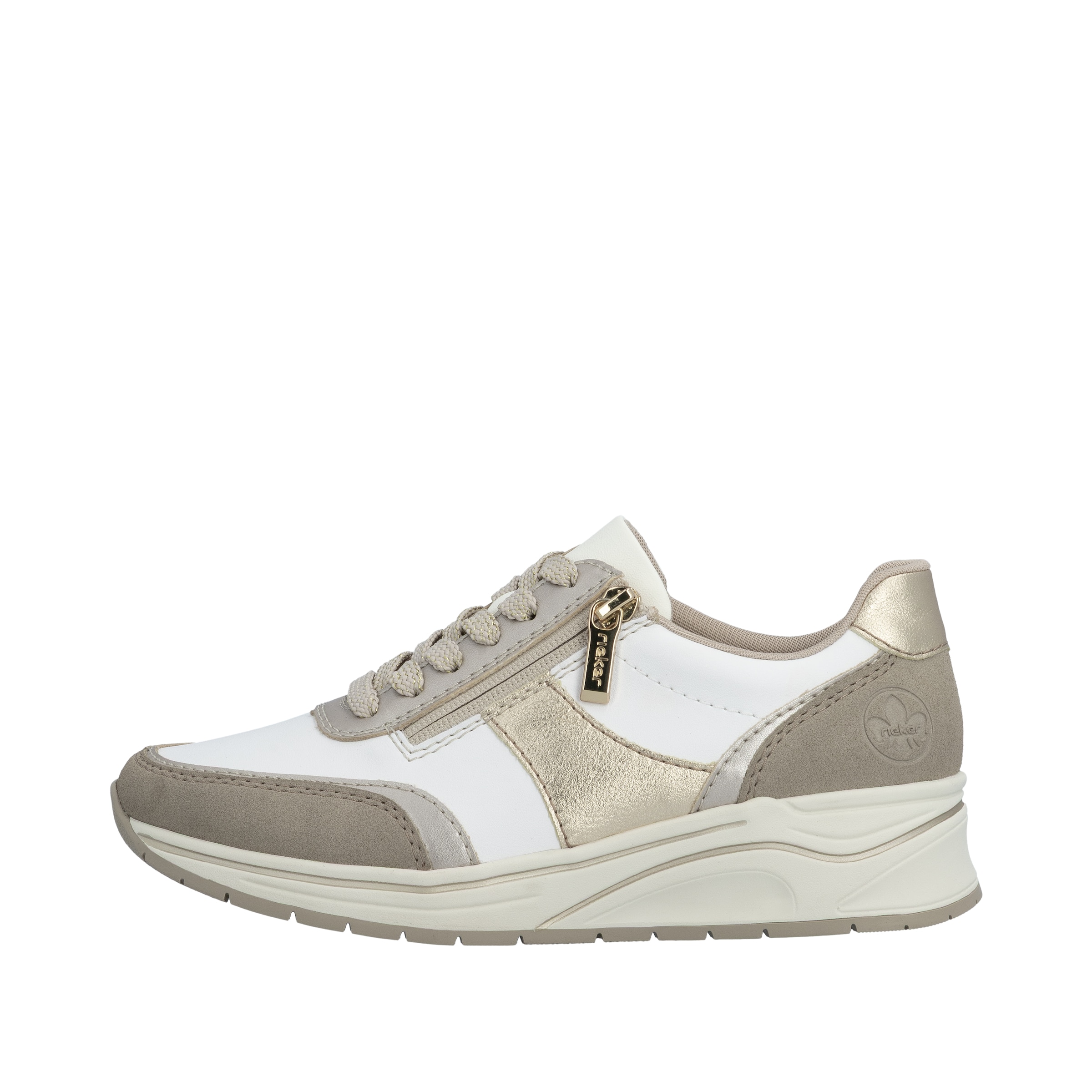 Baskets basses Rieker en blanc