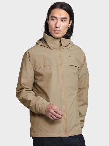 Schöffel Outdoorjas 'Bohorok' in Beige: voorkant