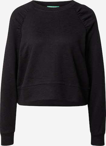 UNITED COLORS OF BENETTON Sweatshirt i svart: forside