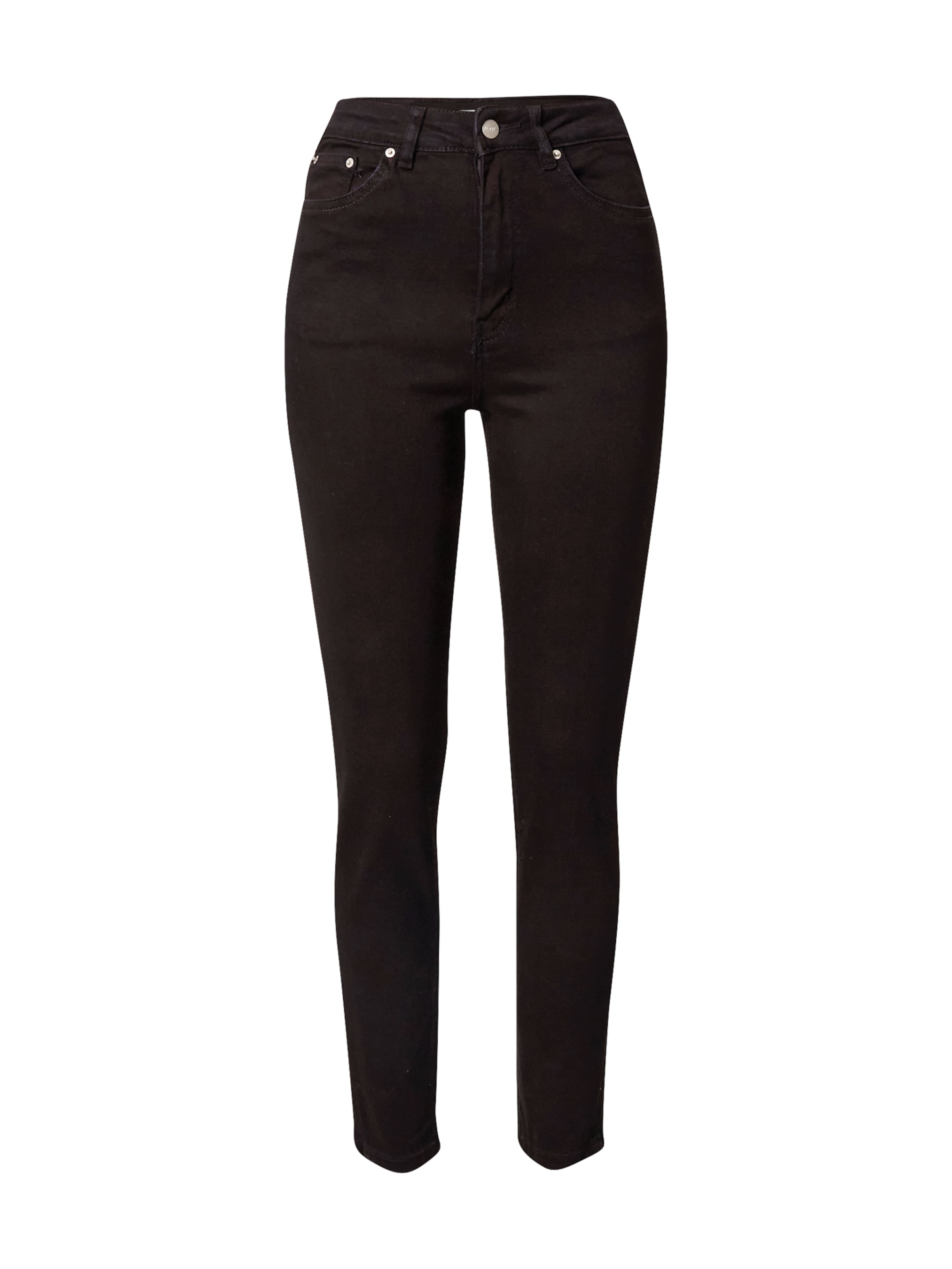 Slimfit Jeans di Nasty Gal in nero: frontale