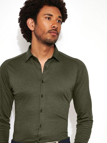 DESOTO Slim fit Button Up Shirt in Green
