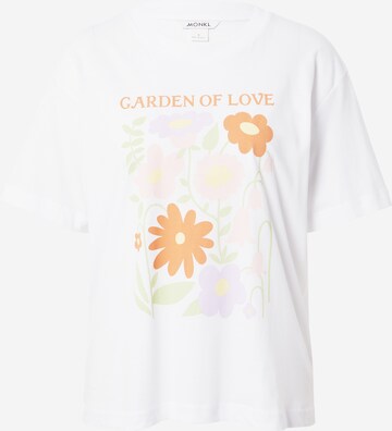 T-shirt Monki en blanc : devant