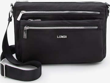 L.CREDI Crossbody bag 'Odeta' in Black: front