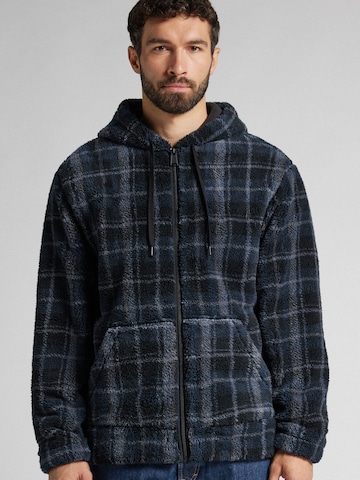 INTIMISSIMI Sweatjacke in Schwarz: Vorderseite