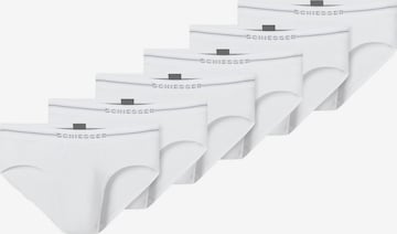 SCHIESSER Slip 'Cotton Flex' in Wit: voorkant