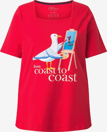 Ulla Popken T-Shirt in Rot: Vorderseite